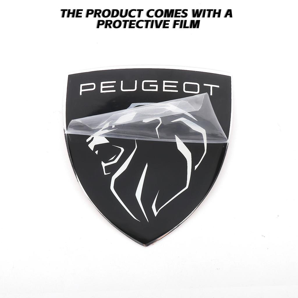 Автомобильная наклейка 2025 Горячий автомобиль Оригинальная эмблема на капот Декаль Аксессуары для Peugeot 308 408 508 RCZ 205 208 3008 2008 108 206 207