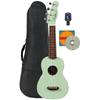 Укулеле Fender Venice Soprano Surf Green Комплект с чехлом, тюнером и обучающим DVD