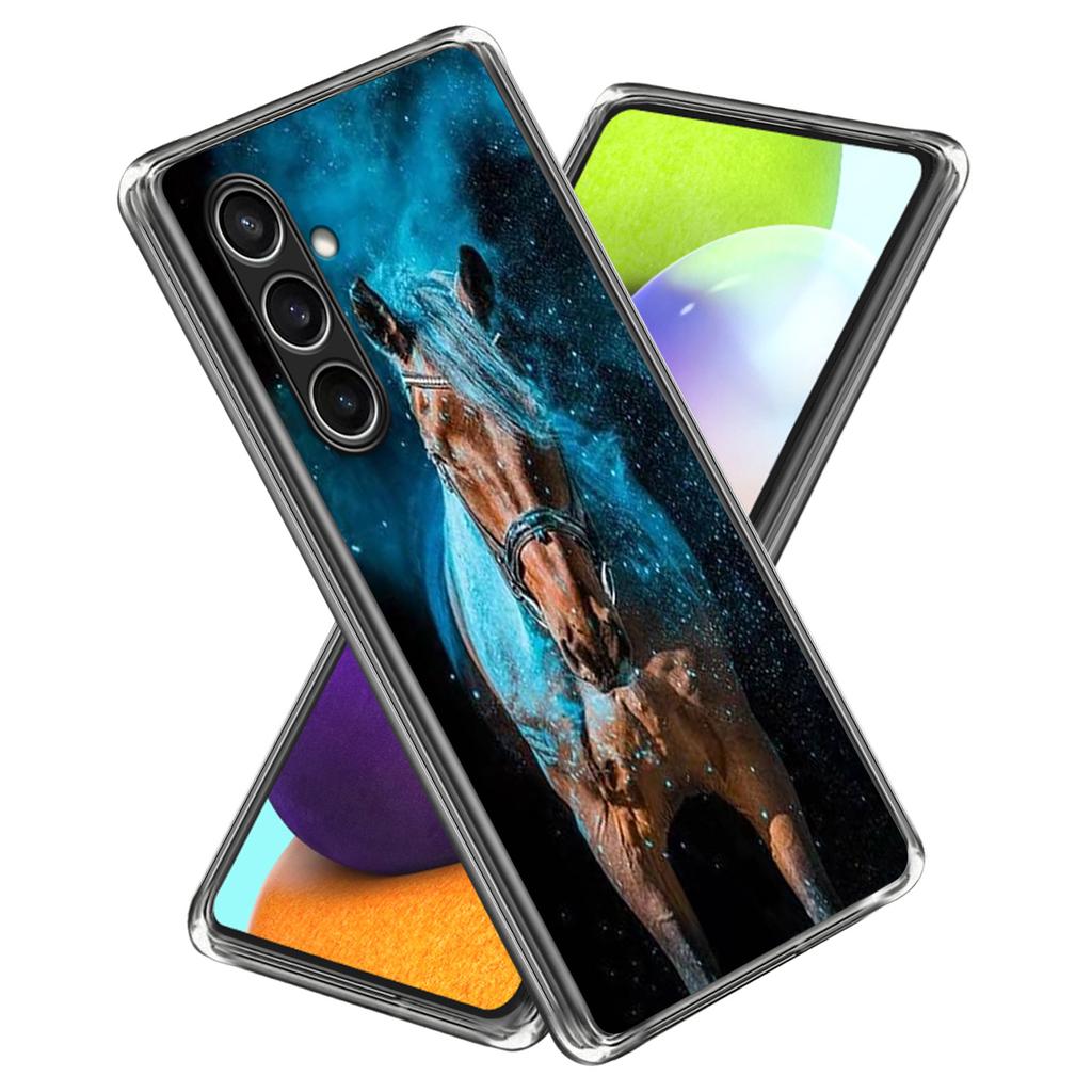 Чехол для Samsung Galaxy S24 FE, амортизирующий ТПУ, с напечатанным узором, чехол для телефона