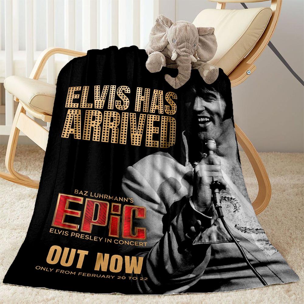 Elvis Presley Collage Blanket Soft & Cozy Suitable for Office Chair Livingroom Sofa for All Occasions Modern Birthday Christmas Gift Blanket