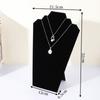 Velvet Necklace Storage Rack Black Necklace Holder Stand Jewelry Display Stand  Jewelry Shop Window