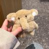 Милый пушистый плюшевый 3D мультяшный слон Чехол для наушников Airpods Pro 4 3 2 1 Защитная крышка для гарнитуры Для Air Pods Pro 2