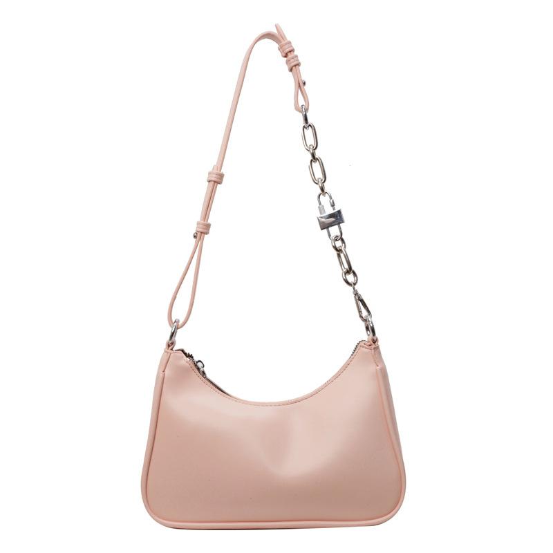 Весна и лето новая сумка для поездок на работу модная на плечо сумка-пельмень сумочка текстурная цепочка сумка под мышкой женский тренд