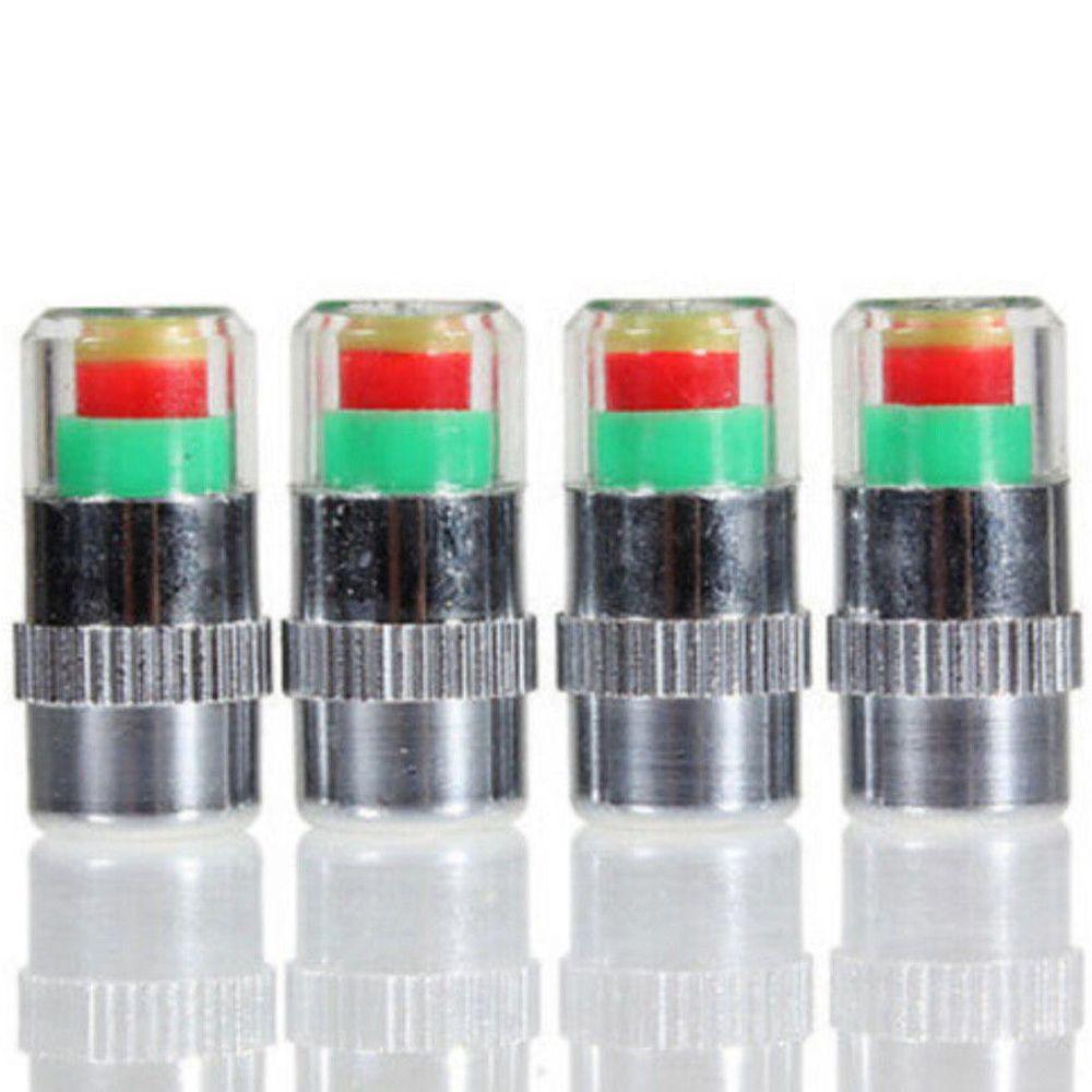 Warning Universal Visiable Air Alert Car Air Pressure Valve Tire Gauge Sensor Indicator Stem Caps