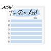 Office Stationery Striped Planning Sticky Notepads, Task Memo Pads, Removable Organization Tools Self-Adhesive Note Paper for Daily To-Do Lists