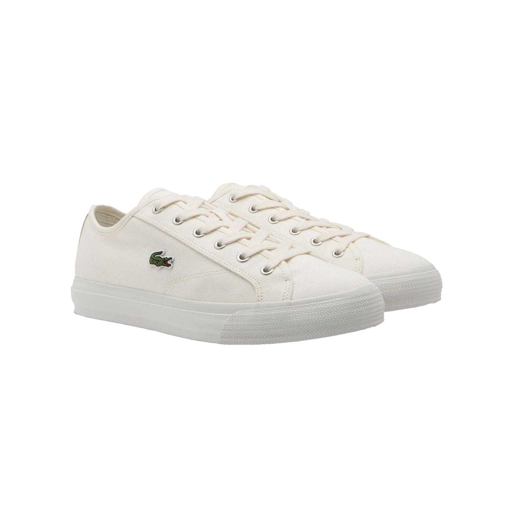 Lacoste Mens Backcourt Canvas Low Trainers