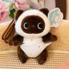 Mini Pocket Size Plush Animal Doll Plush Fridge Sticker Cute Cartoon Plush Ornament  Daily