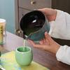 Новый керамический набор для матча с носиком для наливания, многоразовый держатель для венчика для чая, пищевой, ручной работы, японская чаша для зеленого чая