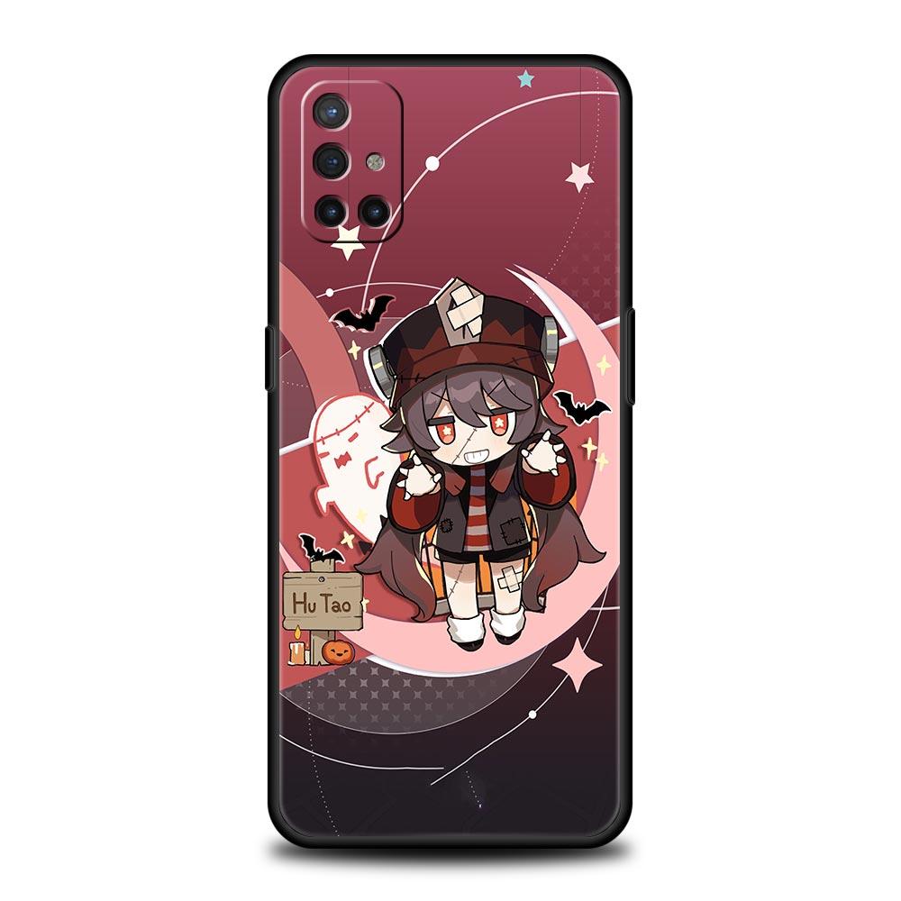 Cute Genshin Impact Xiao Phone Case For OnePlus Nord CE 2 9 8 7 7T 10 Pro 9RT 9R 8T Nord N100 N200 N10 5G Silicone Black Cover
