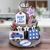 Independence Day Props Holiday Ornaments Tray Decoration