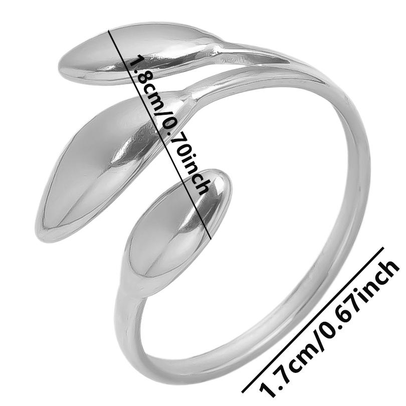 1/5 шт. Кольца из нержавеющей стали серебристого цвета с бусинами в виде змей, круглыми сердцами для женщин, мужчин, аксессуары, винтажные украшения, кольцо на палец