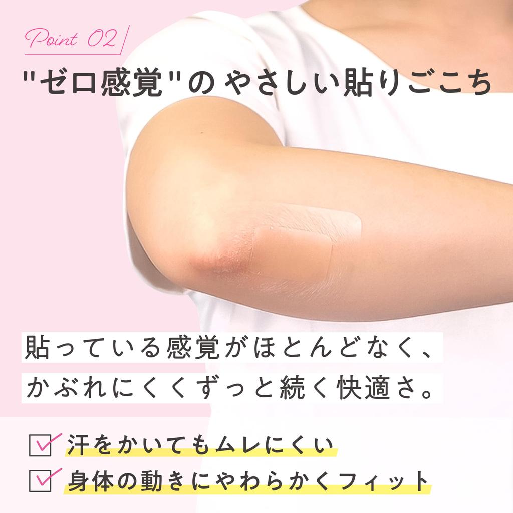 Skinix Air Wall Fuwari 50mm x 5m Sensitivity Waterproof Film Transparent Film Secures and Apply Over Waterproof 1 Roll Ultra-Zero Roll, Dressing,