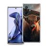 Прозрачный чехол для телефона для Xiaomi Mi 14 13 12 11 Ultra 13T 12T 11T Poco X3 NFC F3 F6 Pro Lite Мягкий ТПУ корпус Милая высокогорная корова