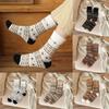 2 Pairs Thickened Winter Socks Thermal Snow Boots Socks New Wool Mid-Calf Socks  Winter Season
