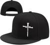 Кепка Snapback с крестом Иисуса Полиэстер Христианская бейсболка Регулируемая Религиозные подарки для мужчин женщин