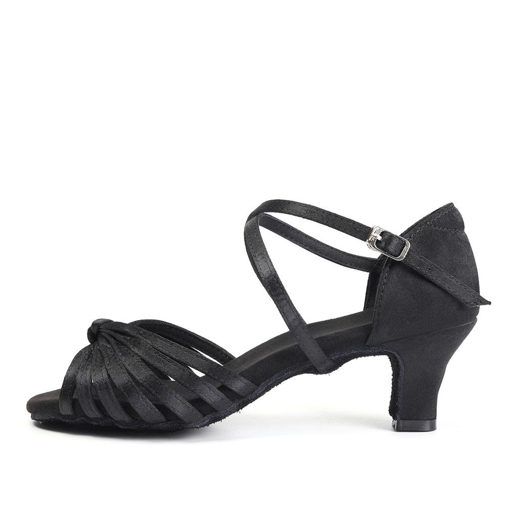 Профессиональные женские туфли для латинских танцев, обувь для бальных танцев сальсы, домашний средний каблук 5 см