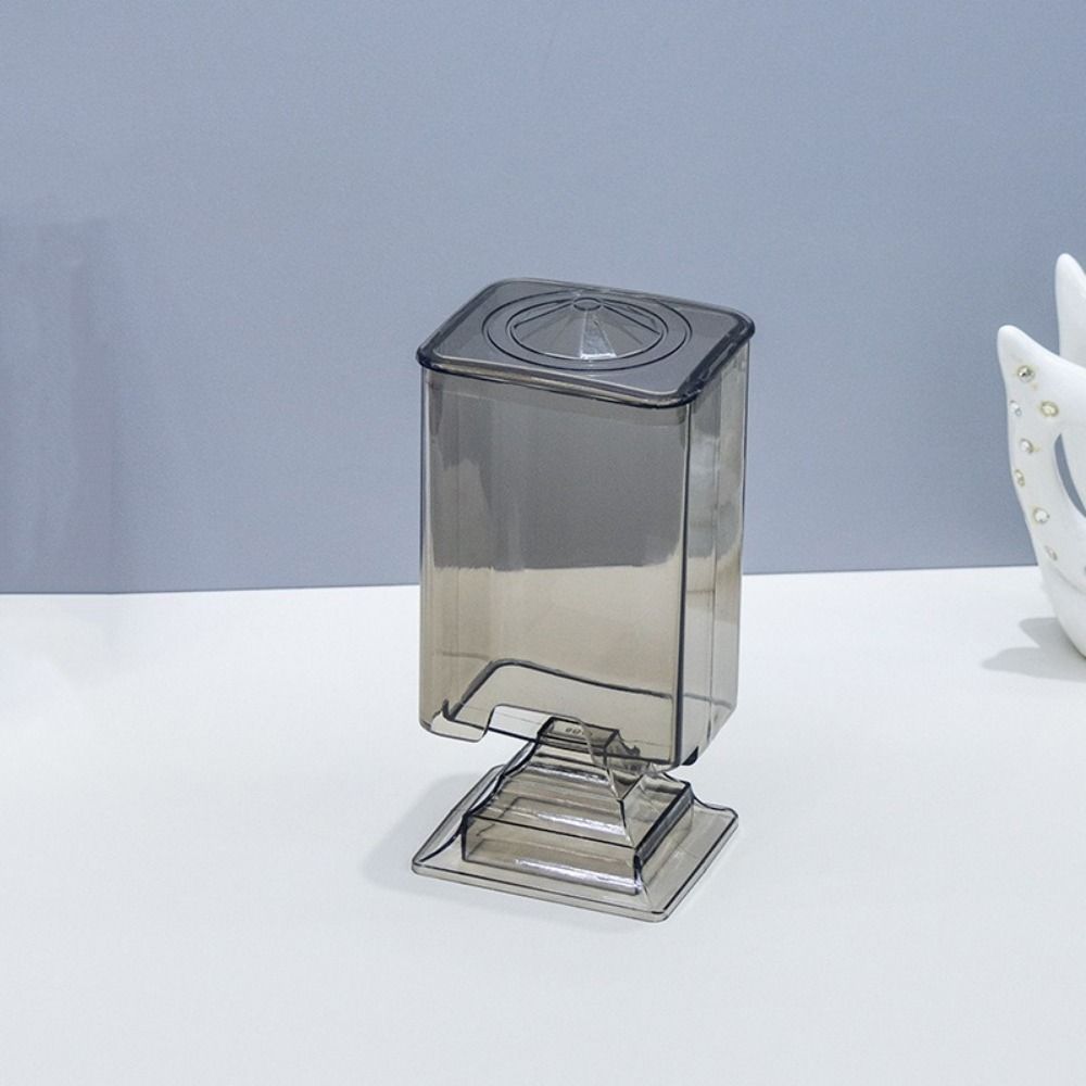 Sealed Cosmetics Cotton Pad Holder Plastic Makeup Pads Container Makeup Cotton Pad Box for Bedroom