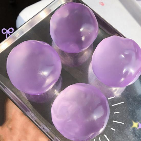 Moonlight Glow Squeeze Toy Soft Stress Relief Pinch Ball for Kids 6+ Translucent Ultra-Soft Healing Touch Sensory Toy for Relaxation And Focus