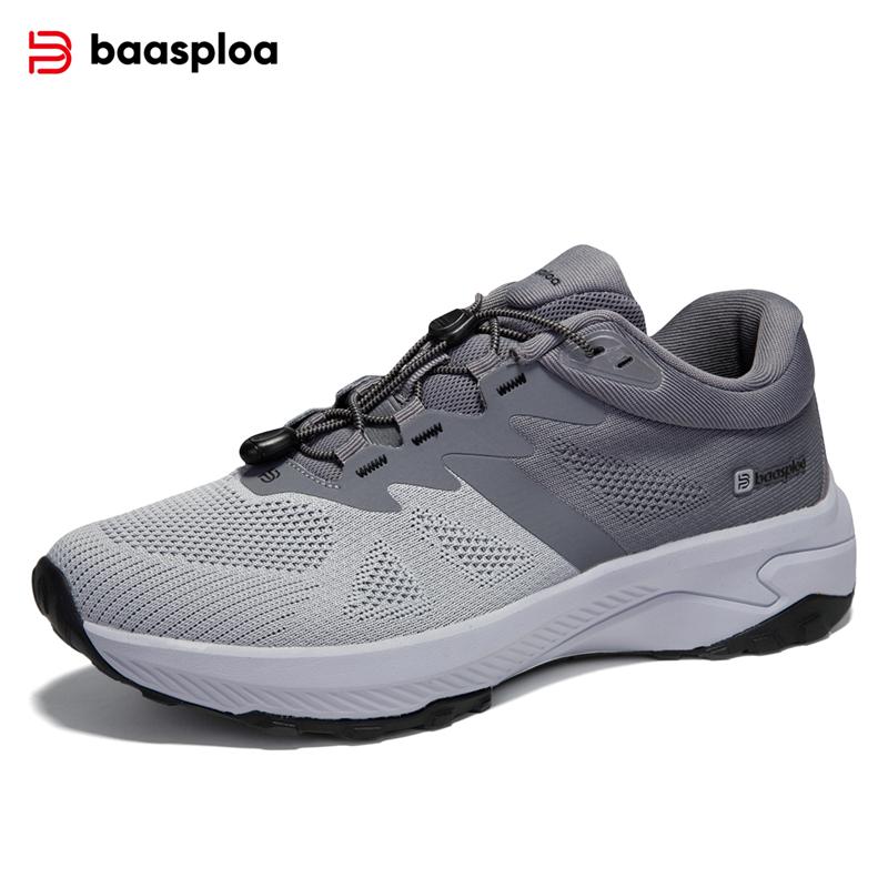 BAASPLOA Мужская обувь для активного отдыха с сетчатой поверхностью, дышащая, для активного отдыха, для пешего туризма, износостойкая мужская обувь, модная брендовая мужская обувь для пешего туризма