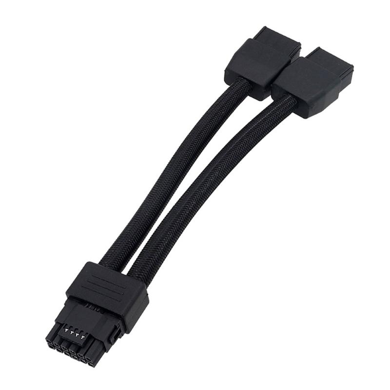 Кабель-удлинитель для материнской платы компьютера 2x 8Pin на 16Pin разветвитель удлинительный кабель для видеокарты 3090Ti 4070Ti 4080 4090