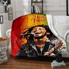 Bob Marley Personalized Name Blanket Gift Personalized Blanket Soft Warm Cozy Versatile for Bedding Living Room Couch Sofa All-Season Use