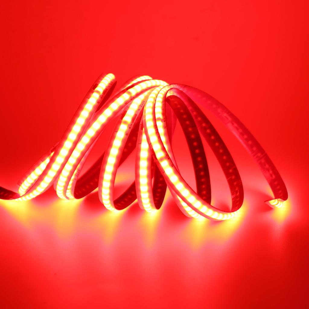 220V COB LED Strip Light No Need Driver 240LEDs/m 5m 10m 15m 20m Linear Light Tape Red/Blue/Green/Pink/White For Home Lighting