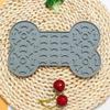 Товары для животных Силиконовый коврик для лизания домашних животных, анти-удушье у кошек с миской для медленного корма, ванна для щенков, отвлекающая тарелка для лизания, столовые приборы, миска для собак