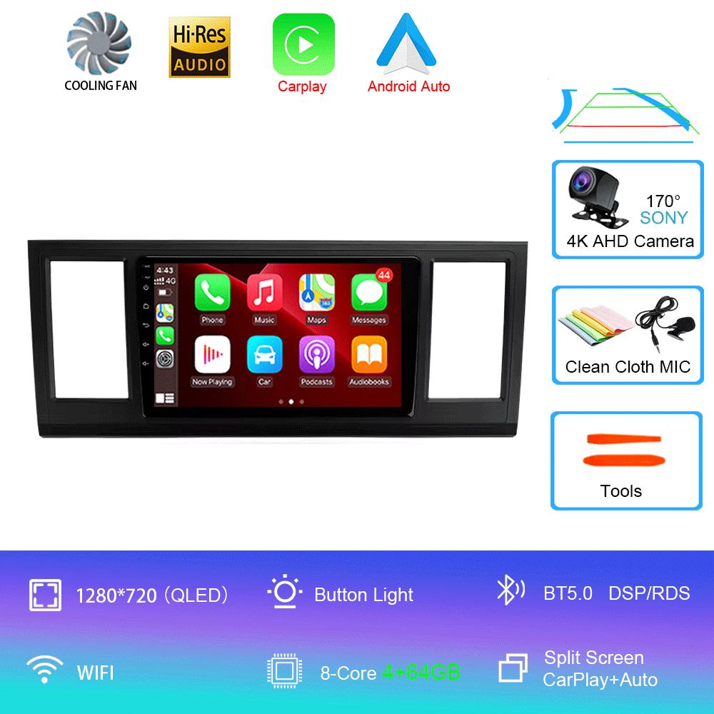 Car Radio Android 14 Carplay Auto Multimedia Player For Volkswagen Caravelle 6 T6.1 T6 2015-2020 Autoradio Stereo 2din Head Unit