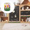 5/10M/Roll Tulip Flower DIY School Blackboard Classroom Floral Bulletin Border Mother's Day Coated Paper Bulletin