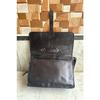 Handcrafted Black Men's Bag - Executive Briefcase Design