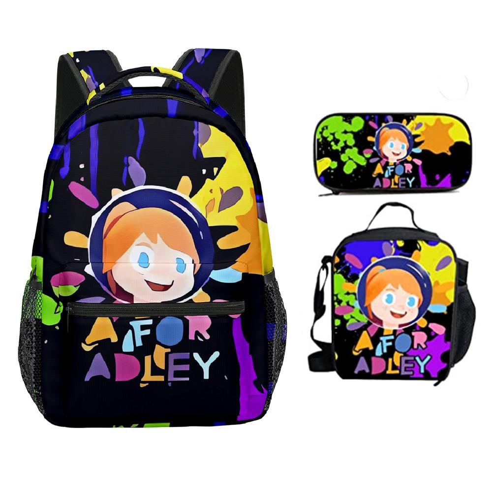 Роскошный Новый Популярный Крутой AFOR ADLEY 3D Печать 3 шт./Комплект Студенческие Школьные Сумки Рюкзак для Ноутбука Сумка через Плечо Сумка для Ланча Пенал