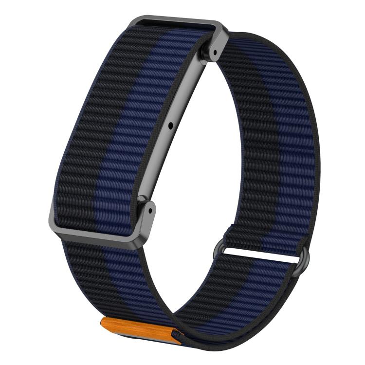 Metal‑Case Integrated Feather‑Yarn Breathable Nylon Watch‑Band Strap, Adjustable Wrist‑Bracelet Accessory For Fitbit Air
