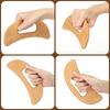 1PCS Wooden Gua Sha Massage Tool Anti Cellulite Massager Wood Therapy Lymphatic Drainage Paddle Body Shaping Muscle Relaxation