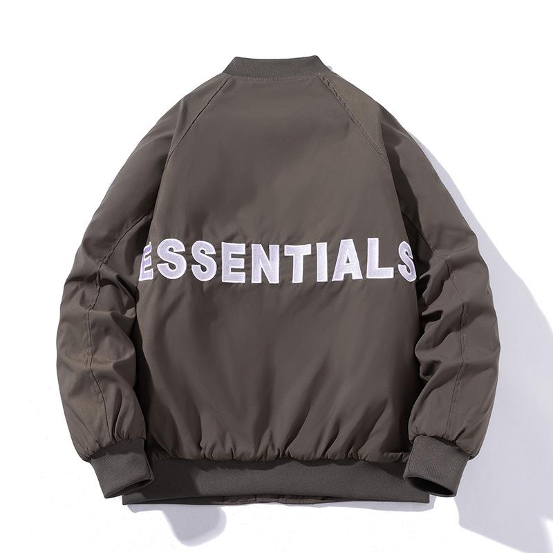 Мужская плотная бейсбольная куртка FEAR OF GOD FOG ESSENTIALS для весны, осени и зимы