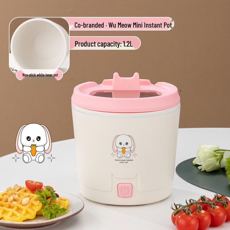 Compact Electric Mini Ramen Cooker - Multifunctional Instant Noodle Pot