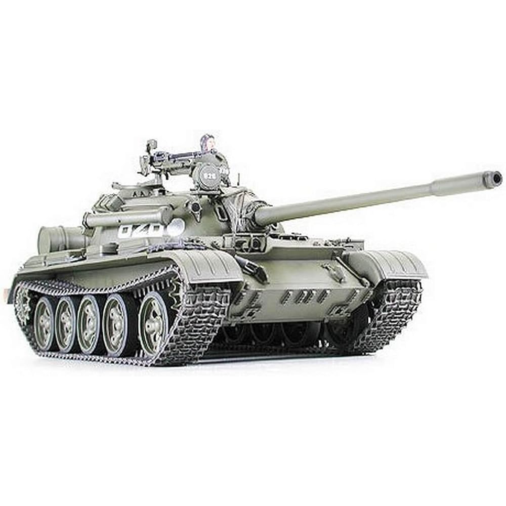 Серия военных миниатюр Tamiya 1/35 №. 257 Советский Танк Т-55А Пластиковая Модель 35257