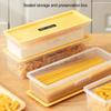 Noodle Storage Box Microwavable Airtight Lid Rectangle Spaghetti Macaroni Cereal Fruit Vegetable Refrigerator Food Container