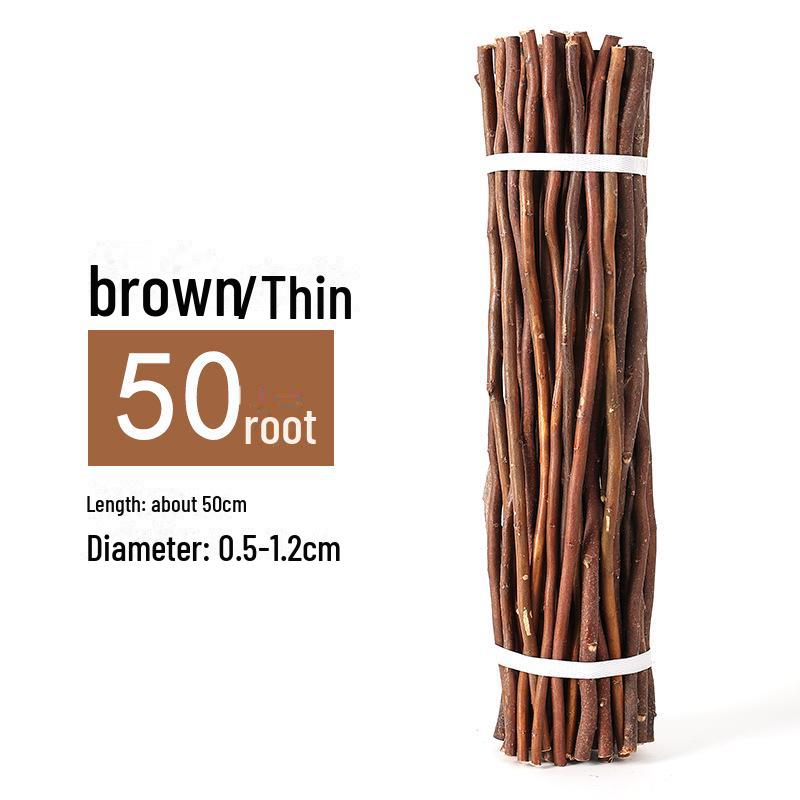 Pine Cone DIY Decoration Kit: Branch, Log, Dried Flowers for Creative Kindergarten Hanging Crafts