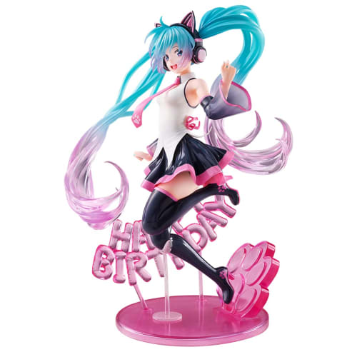 Taito Hatsune Miku Birthday 2021 AMP Figure ~Happy Cat Ver.~