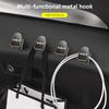 MPPJ9 2Pcs Car Interior Mini Storage Hooks Holder Organizer For KIA Stinger K5 K9 Sorento RIO Ceed Sportage Niro EV9 EV6 Cadenza Soul