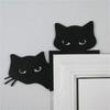Practical Sturdy Metal Cats Door Ornament Wall Hanging Decoration Accessory for Celebratory and Everyday Setting