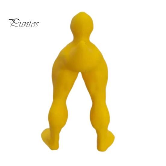 Фигурка утки с мускулистыми ногами 3D-дизайн Маленькая Средняя Большая статуэтка утки из смолы Украшение стола Реквизит для фотосъемки