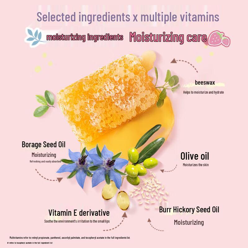 Mentholatum Детский фруктовый ледяной бальзам для губ Клубника 3,5 г