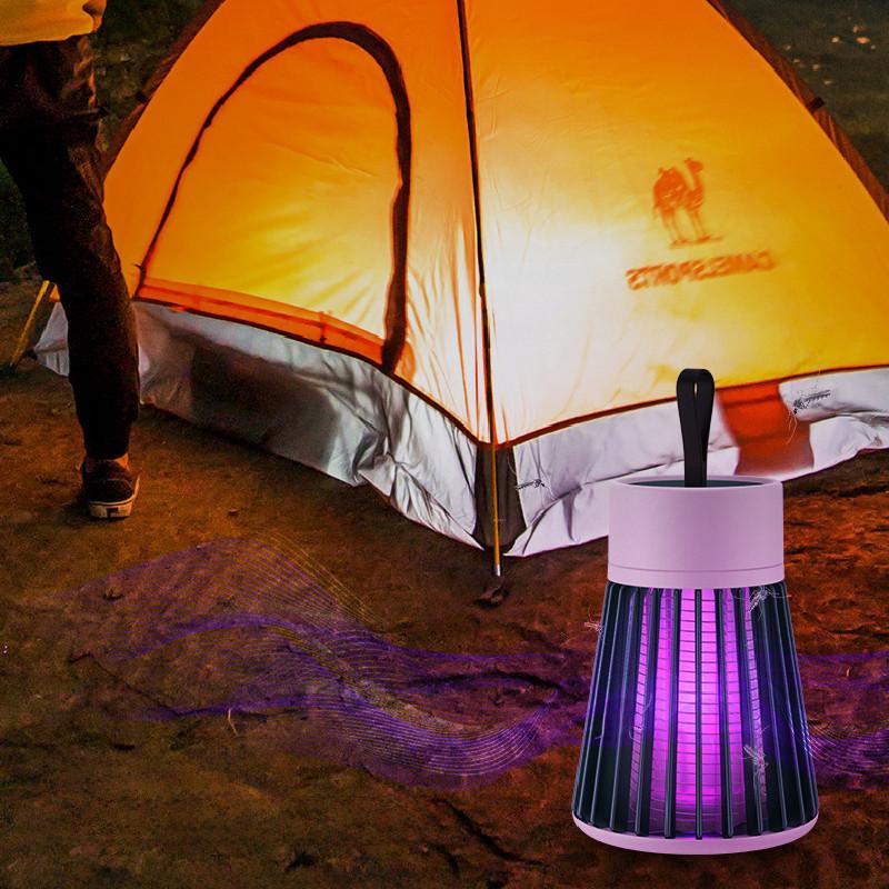 Продвинутая электрическая лампа от комаров USB-уничтожитель насекомых Мощный комнатный и уличный убийца комаров