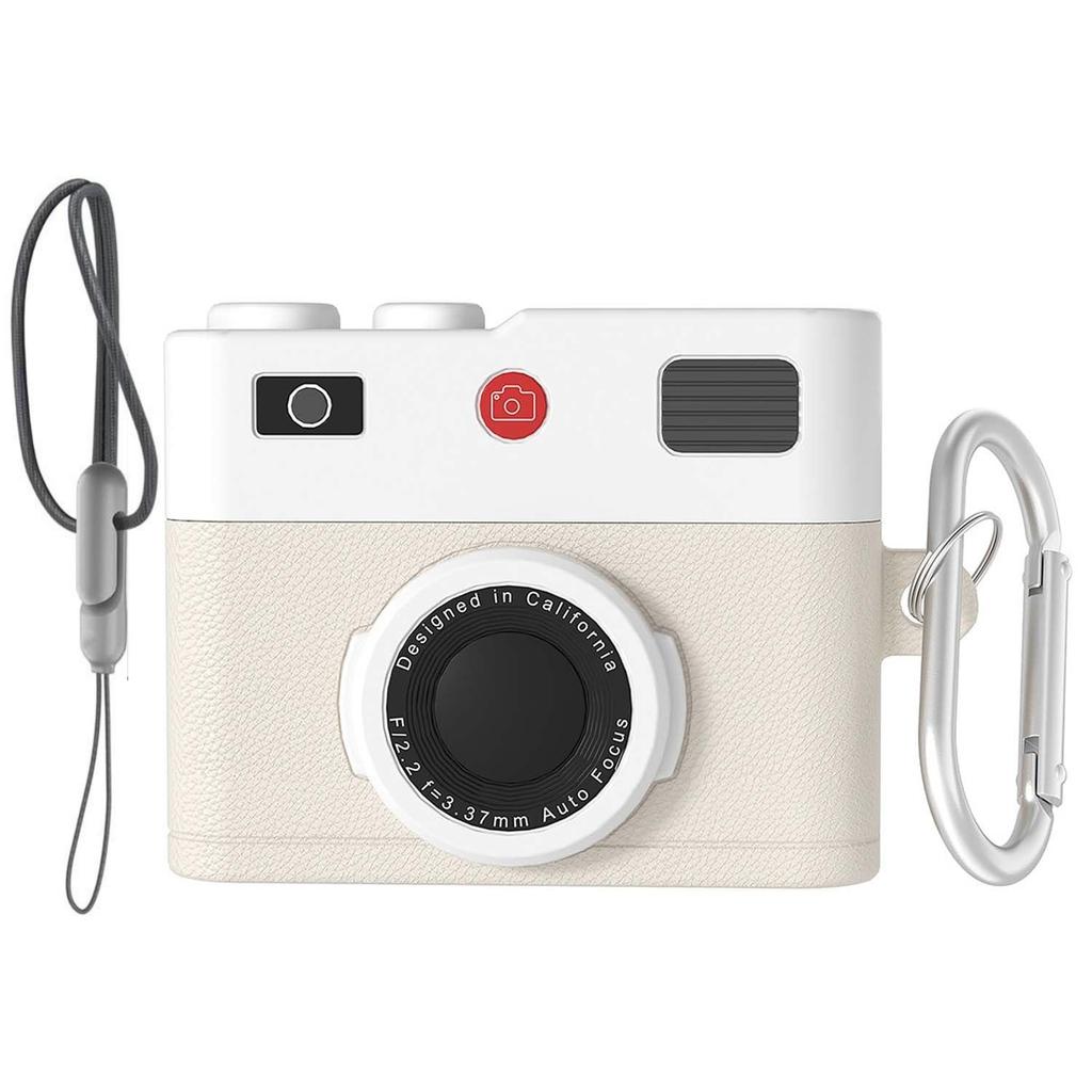 Для AirPods Pro 3 Чехлы для наушников Ретро 3D Дизайн камеры Защитный силиконовый противоударный чехол-накладка для AirPods Pro 3 со шнурком