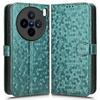 Для vivo X200s 5G Чехол-кошелек Тиснение точками PU кожа Чехол для телефона