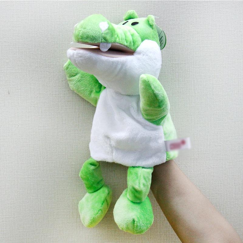 Interactive Animal Plush Toys Cartoon Hand Puppets For Early Learning
