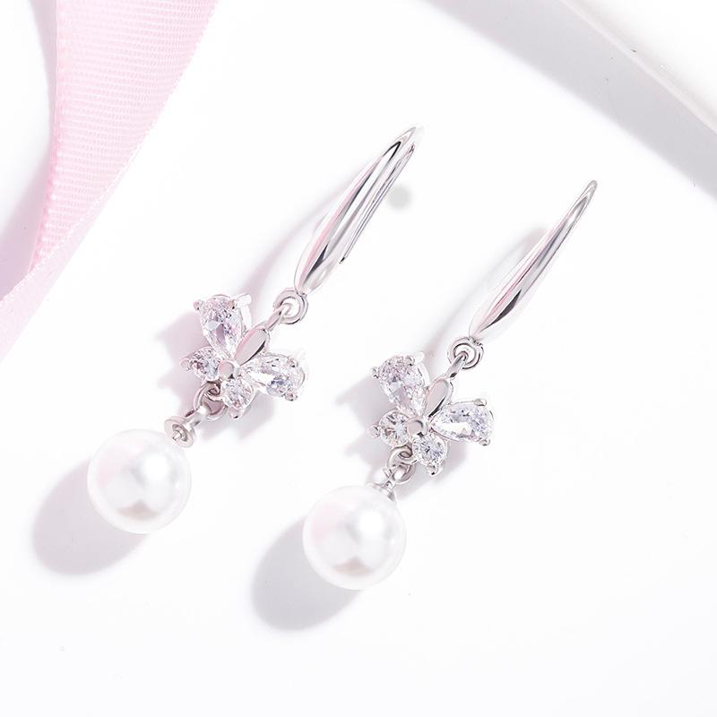 Sace Gems Классические серьги с цирконом из медного сплава для женщин, подарки на свадьбу