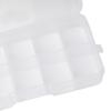 1x  Organizer Jewelry Box Plastic Case Slots Container Storage Bead Jewelry