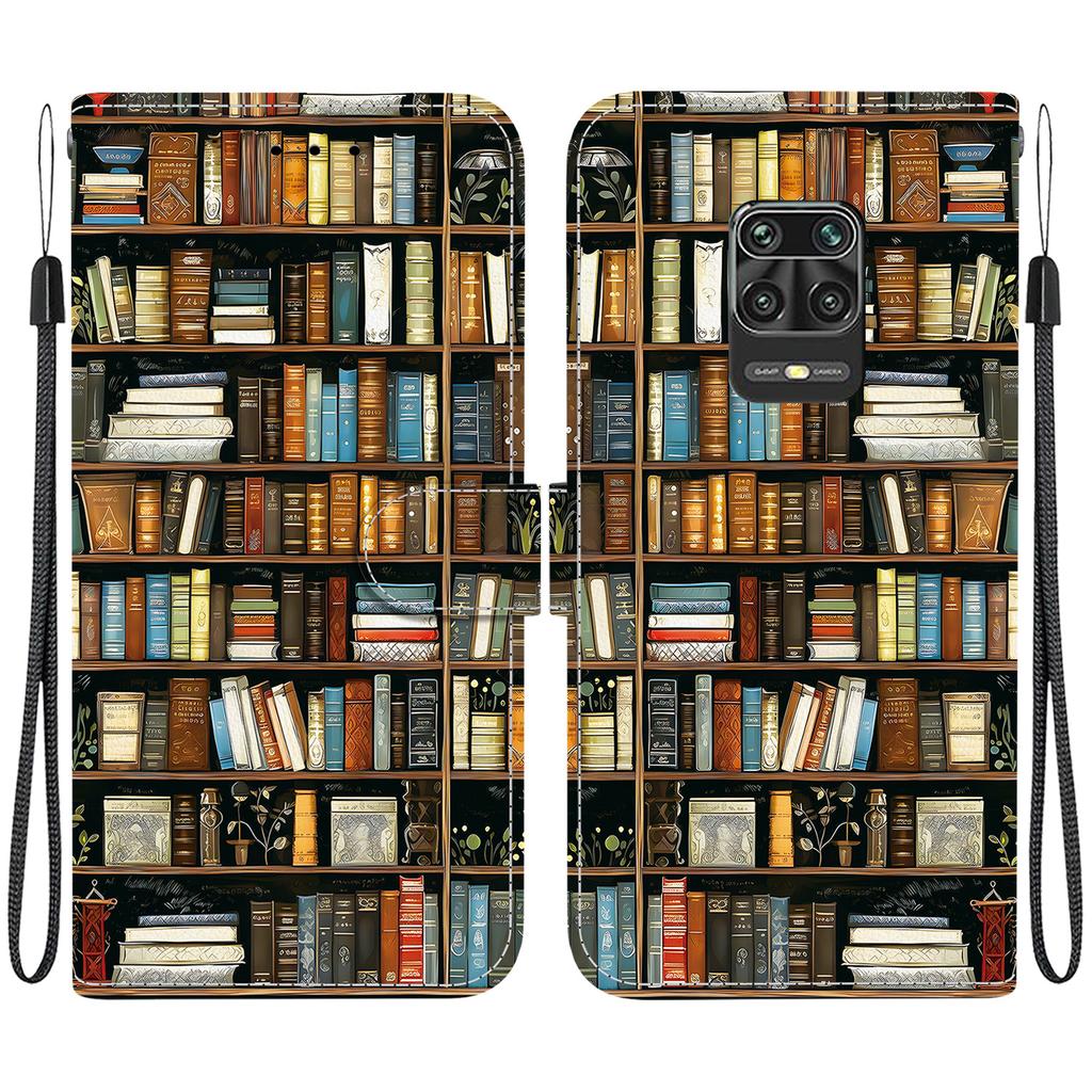 Чехол-книжка из искусственной кожи ручной работы для Xiaomi Redmi Note 10 Lite, противоскользящая противоударная крышка с ремешком на запястье и дизайном в виде сердца/розы/кошки